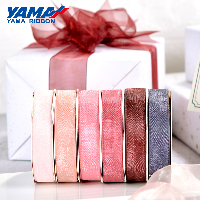 Velvet Ribbon Roll - YAMA-Organza Silk Ribbon, Black, White, Red
