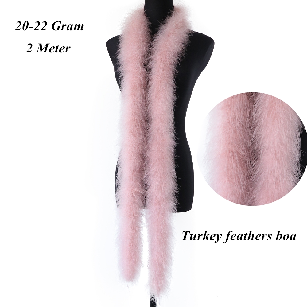 2M 22G 50G Natural Turkey Mara - Feather Trim Marabou ulasan dan harga