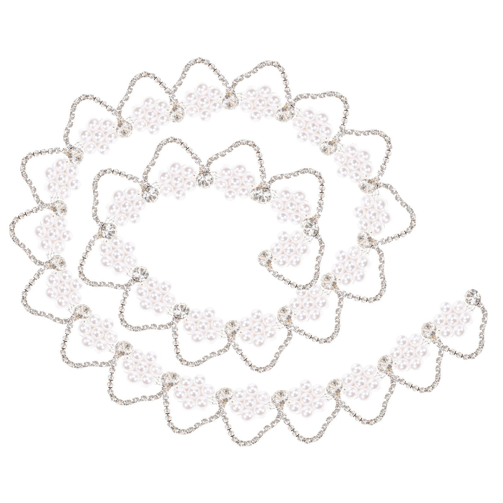 Premium Rhinestone Pearl Chain - Craft Embellishment ulasan dan harga